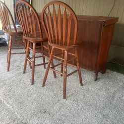 Barra De Madera 💯% 