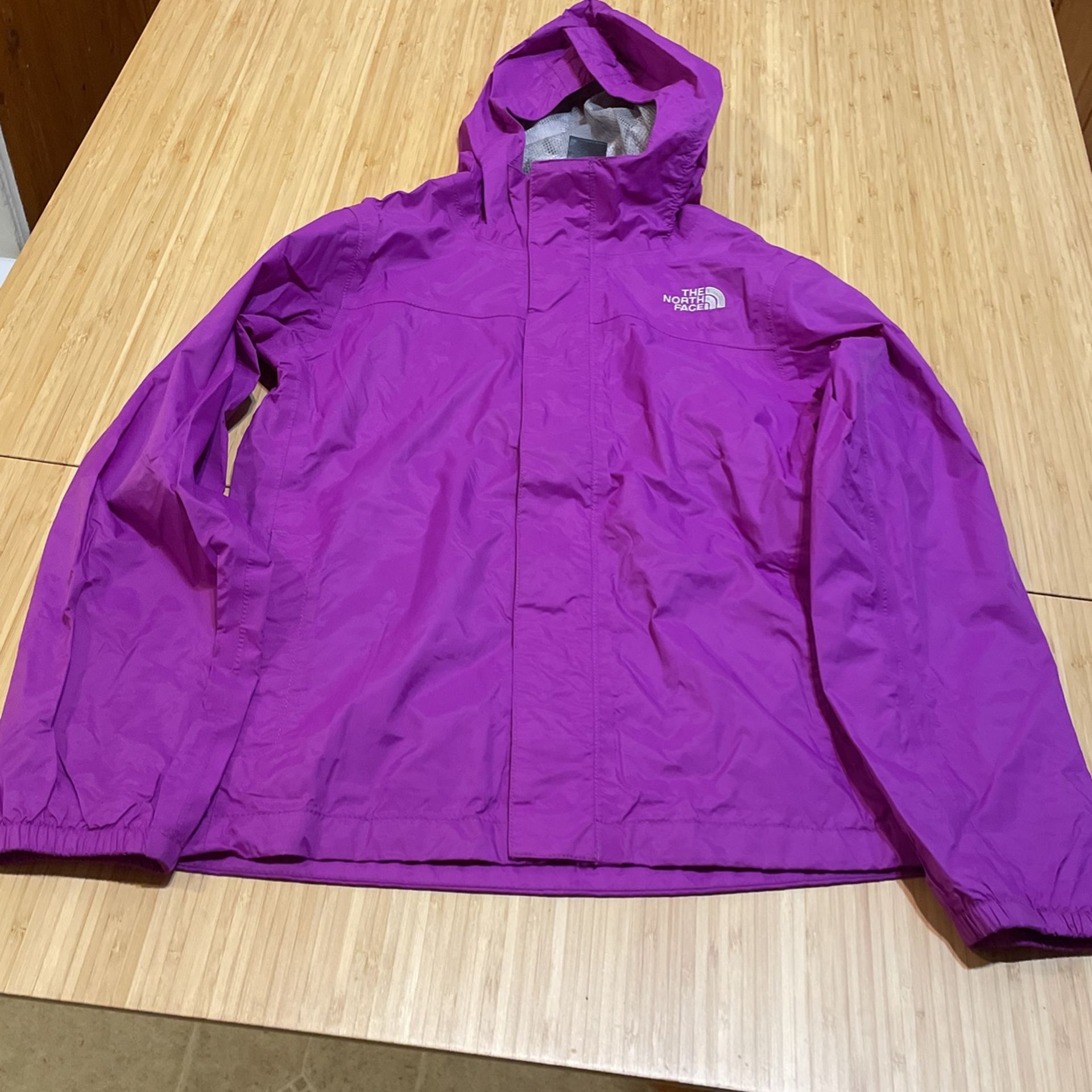 Girls North Face Raincoat Jacket