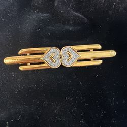 Vintage Monet Heart Pin Brooch 