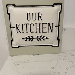 “Our Kitchen” Metal Wall Art  Thumbnail