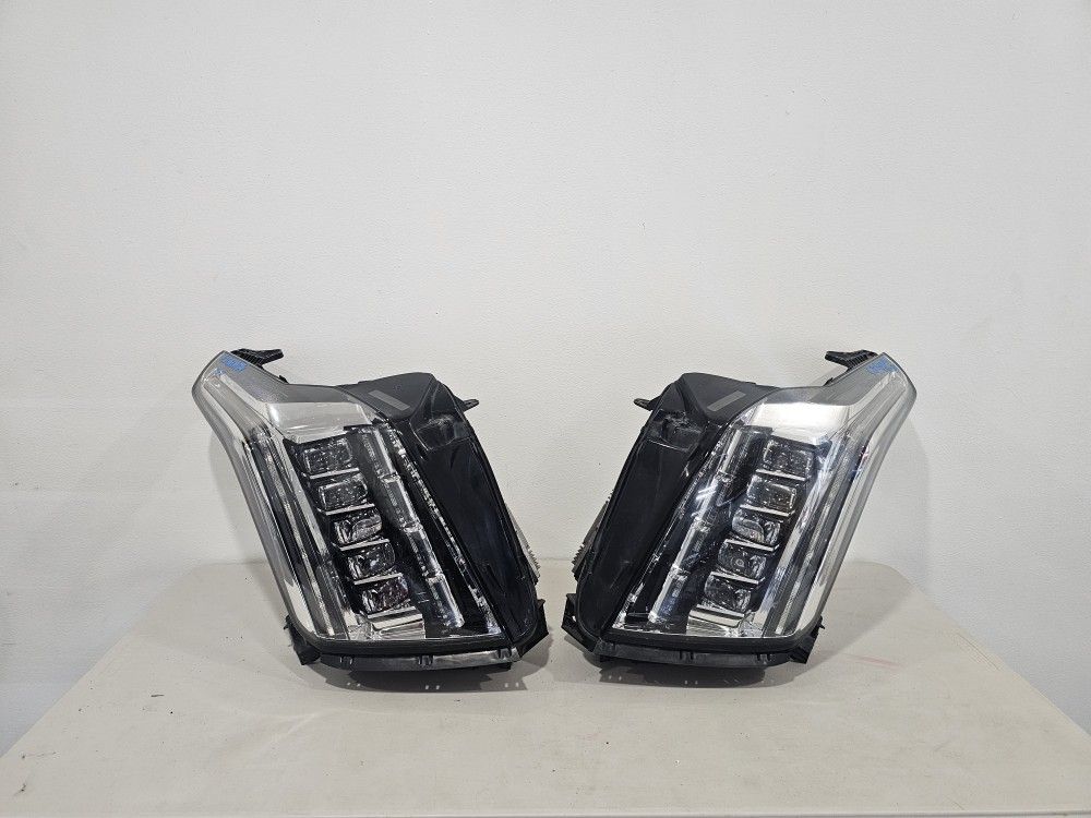 Cadillac Escalade Left And Right Headlight 2015 2016 2017 2018 2019 2020