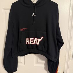 Miami Heat Cropped Sweatshirt
