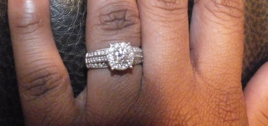 1ct 14k White Gold Engagement Ring