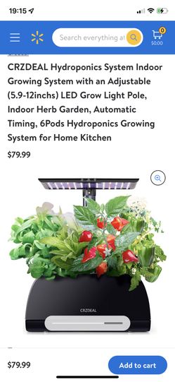 CRZDEAL Hydroponics System Indoor Growing System with an