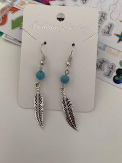 Silver earrings