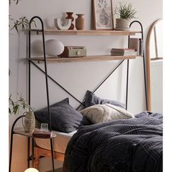 Urban Outfitters Renata Over-The-Bed Storage Shelf