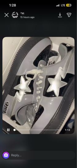 BAPE STA Grey/Black/Silver
