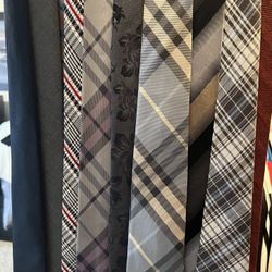 Lot Of Ties Burberry Saint Laurent Hugo Boss Ted Baker John Varvatos 
