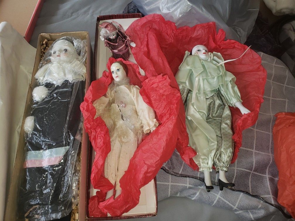Porcelain Clowns