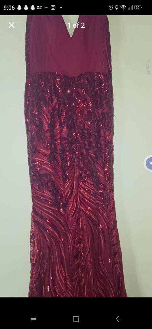 One Of A Kind Burgundy Bridesmaid Dress