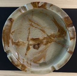 Vintage Marble Ashtray Made In Italy 