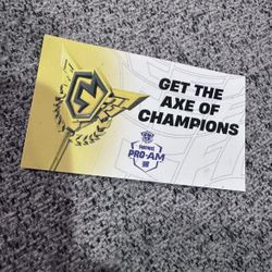 AXE OF CHAMPIONS 🔥🔥🔥(⚠️⚠️⚠️Contact Me Because You Buy⚠️⚠️⚠️