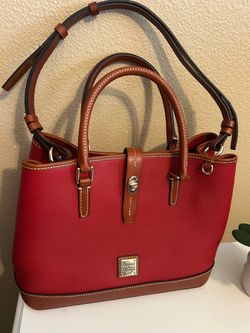 DOONEY & BOURKE Red Florentine Perry Satchel