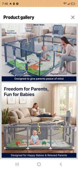 Extra large play pen
