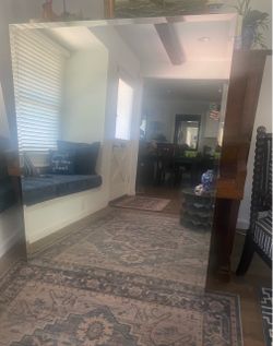 Mirror- Large Frameless Beveled Edge