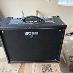 Boss Katana-50 EX Gen 3 50-Watt 1x12-Inch Guitar Combo Amplifier Bundle with Instrument Cable and Picks