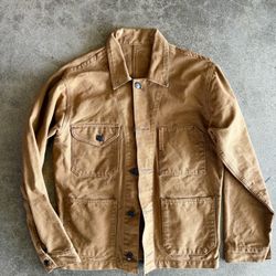Grown & Sewn USA Made Canvas Chore Jacket Medium 