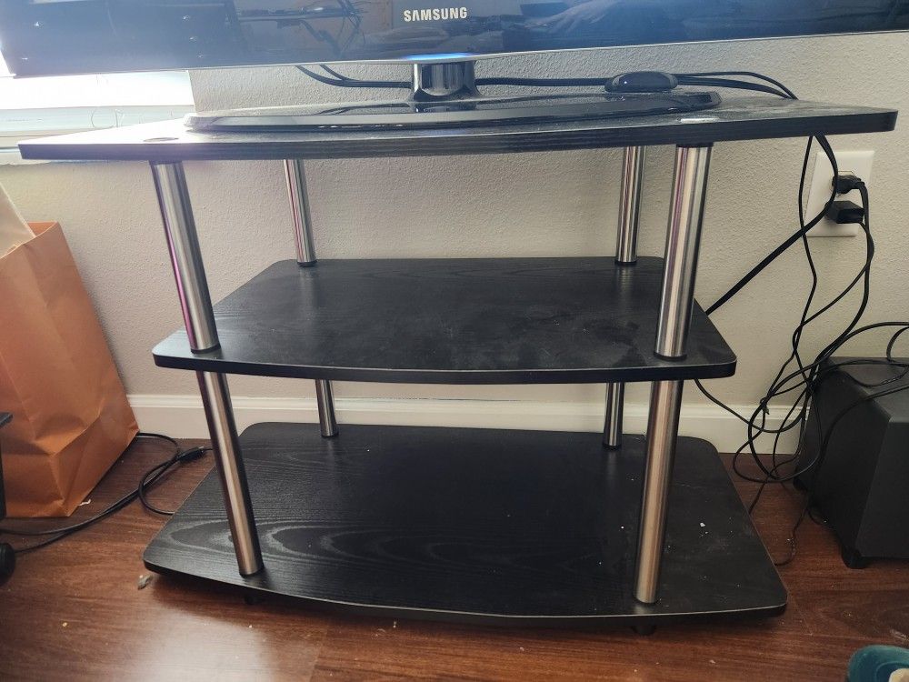 Black TV Stand