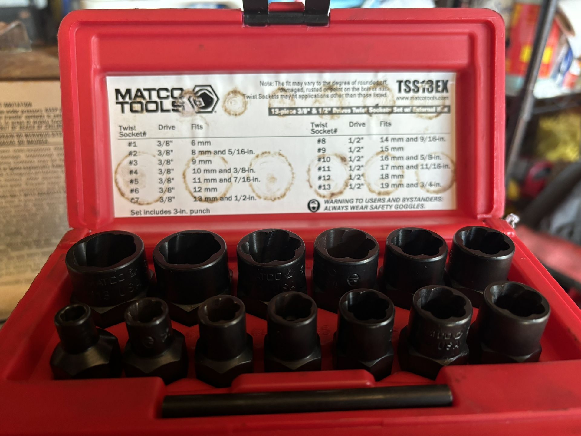13 Piece Twist Socket Set MATCO