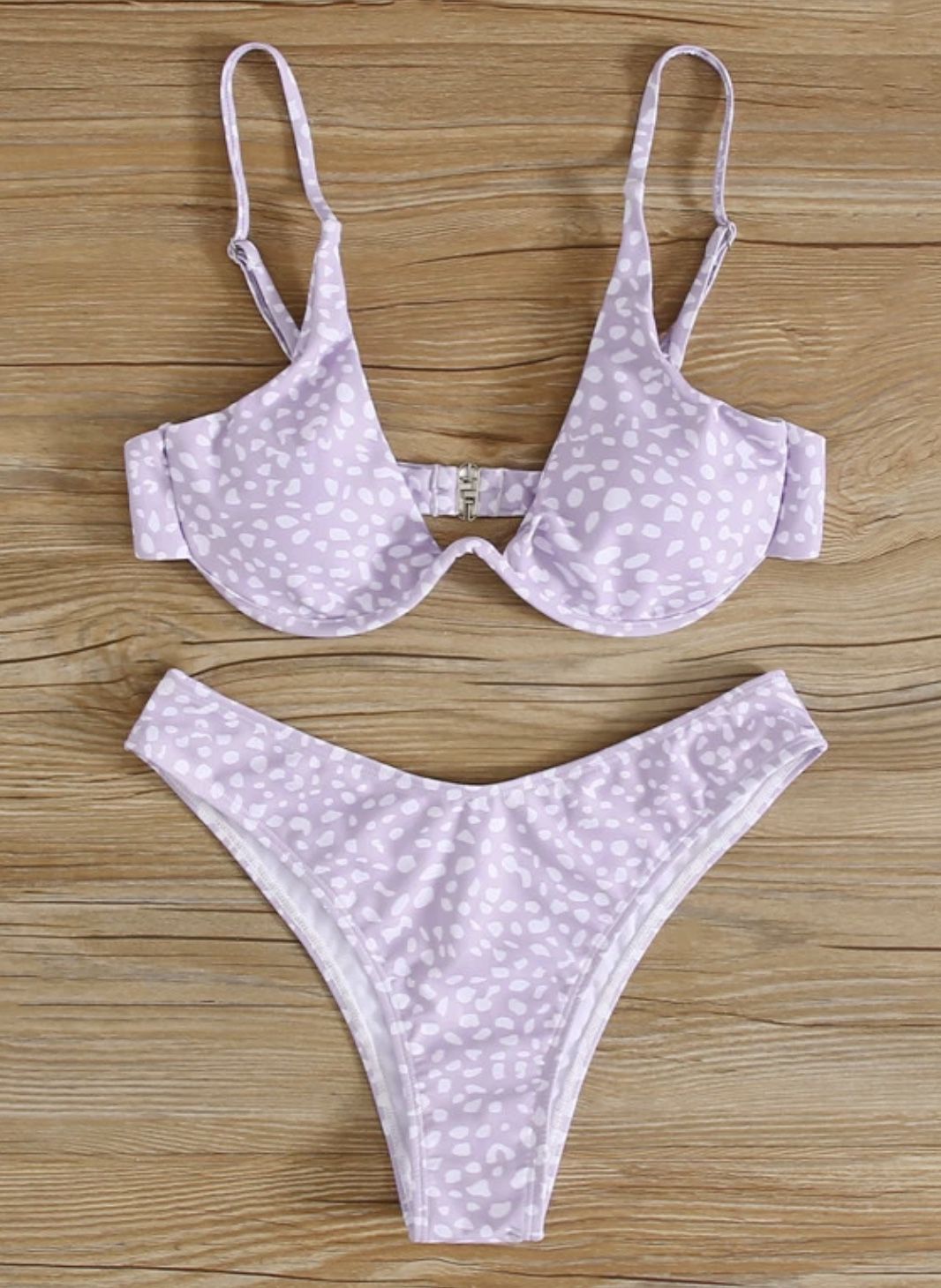 Purple Dalmatian Swimsuit 