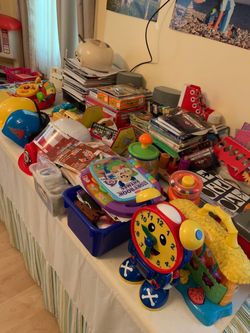 Daycare Items for Sale, kids toys and books, table, games