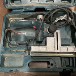 Bosch 1594 120V 6.5 Amp 3.25" Corded Electric Planer w/ Hard Case, Attachments