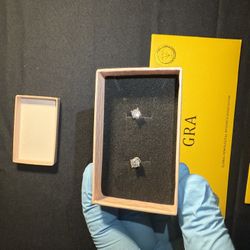 Lab Grown Diamond Stud Earrings