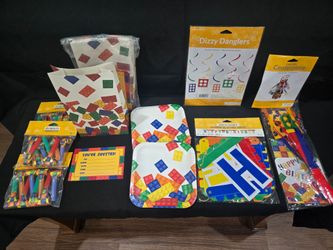 Building Blocks Birthday Decorations