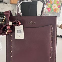 London Fog Sophia Studded Tote