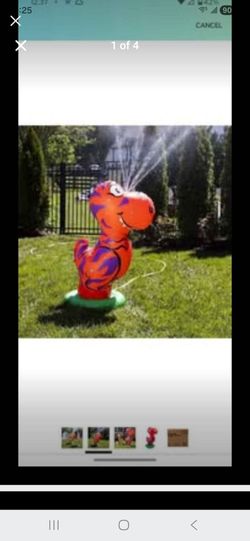 kids Dinosaur water sprinkler