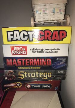 board games never used!!! perfect condition