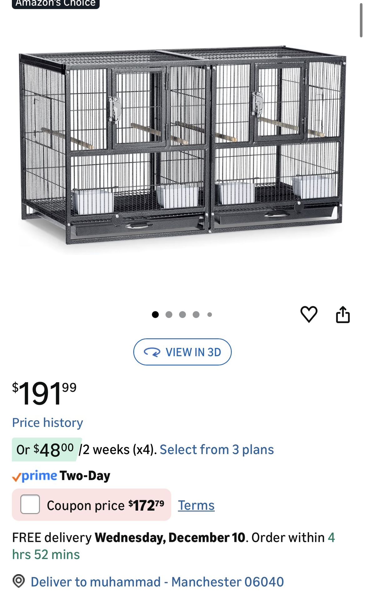 Birds Cages $90