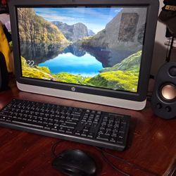 HP All-in-One In ONE Computer Toych Screen 