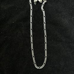 Silver Figaro Link 4mm Chain