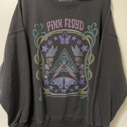 Oversized Pink Floyd Graphic Sweatshirt