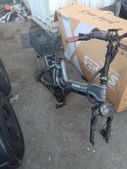 Fat tire folding ebike
