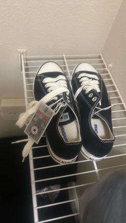 Low Top Converse ThrowBack Black Men size 10