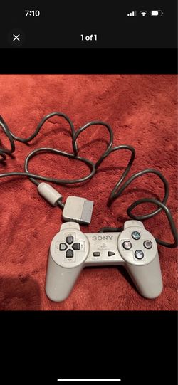 Sony PlayStation 1 PS1 Wired Gray Controller Gamepad SCPH-1080