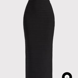 Hervé Léger Bandage Dress, Black Size S