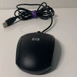 HP Corded Mouse –Wired USB Mouse for Computers and laptops, Right or Left Hand Use.