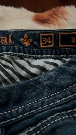 Dark blue rock revival boot cut for women