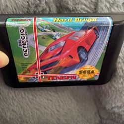 Tengen Hard Driving Sega 