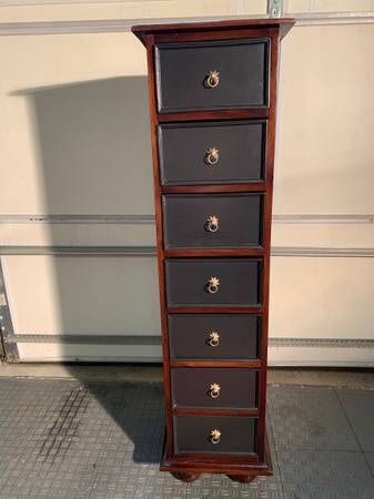 Antique Dresser - 15 X 17 X 57 - solid wood