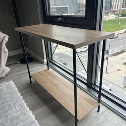Wood and Metal Console