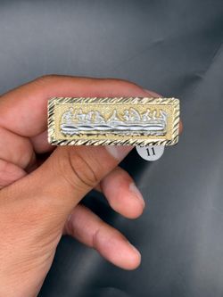 14K Gold plated Last supper Knuckle Ring