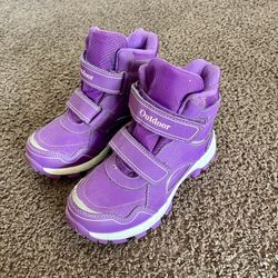 AFFINEST Kids Snow Boots Boys Girls Winter Shoes Fur Lined Warm Sneakers Hiking Outdoor Water Resistant: Size 1