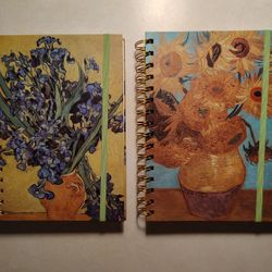 Van Gogh Hardcover Spiral Notepads Package Of  2