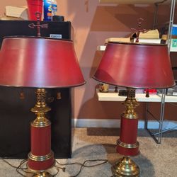 Antique Metal and Brass Lamps