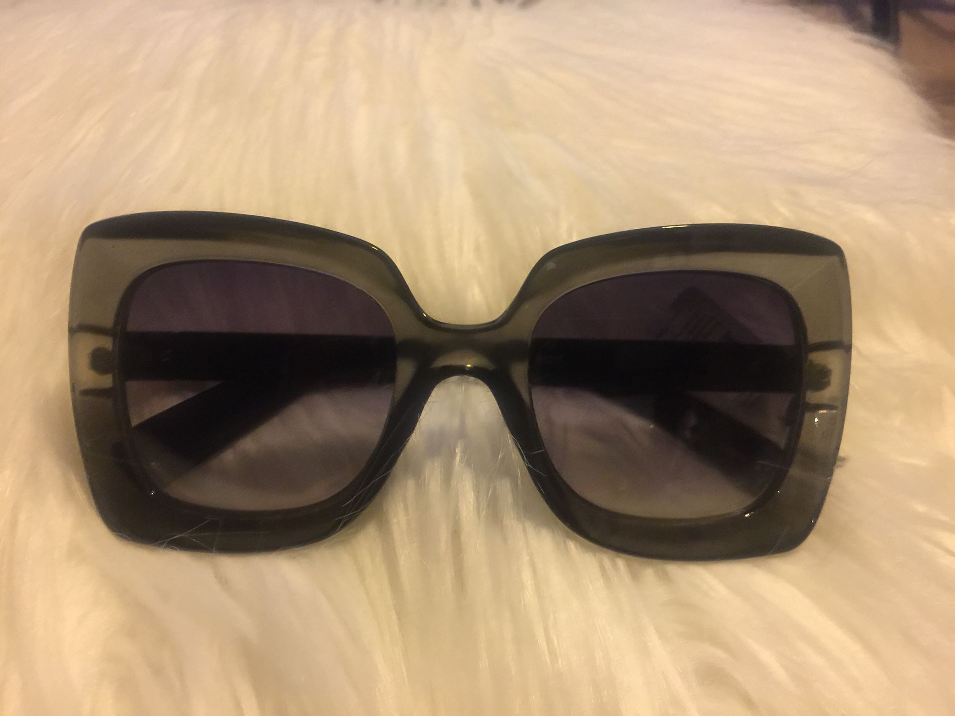 Smoke Gray Clear Sunglasses
