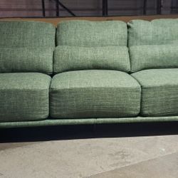 Nice Mid Century Modern Dark Green Sofa.